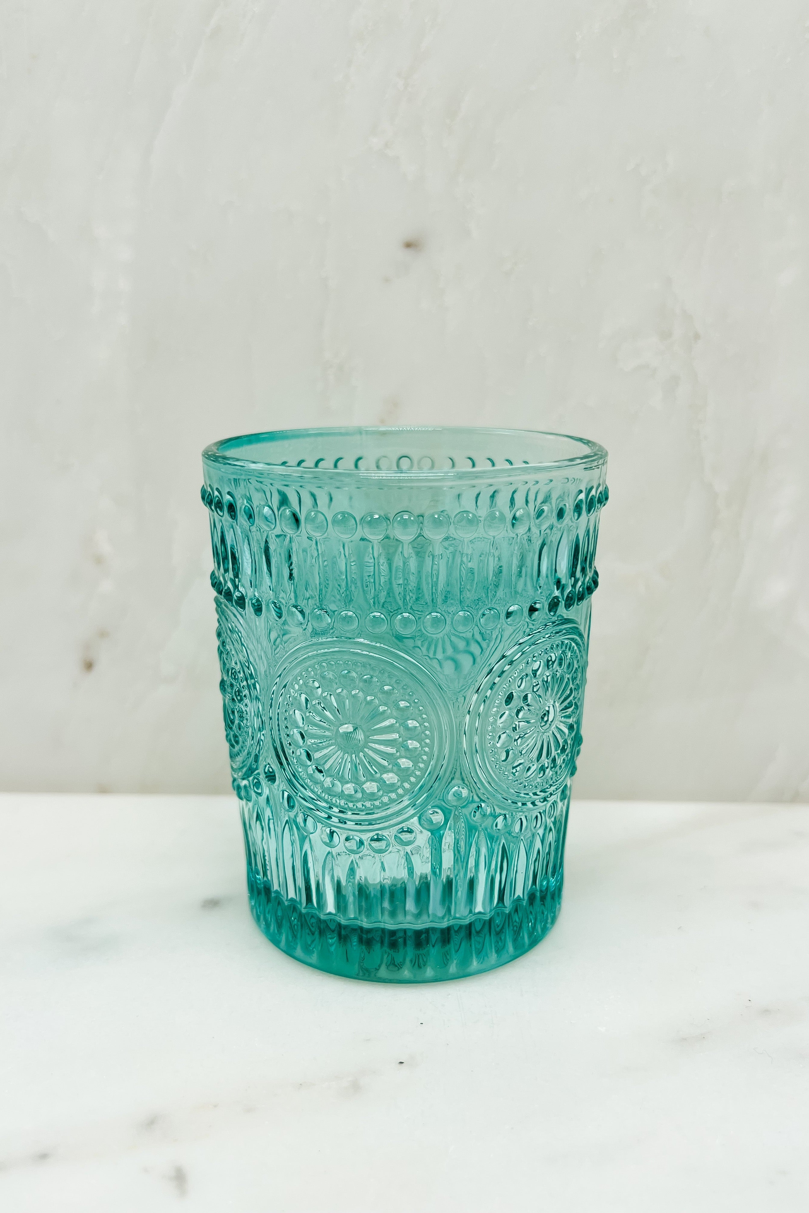 Embossed Drinking Glass