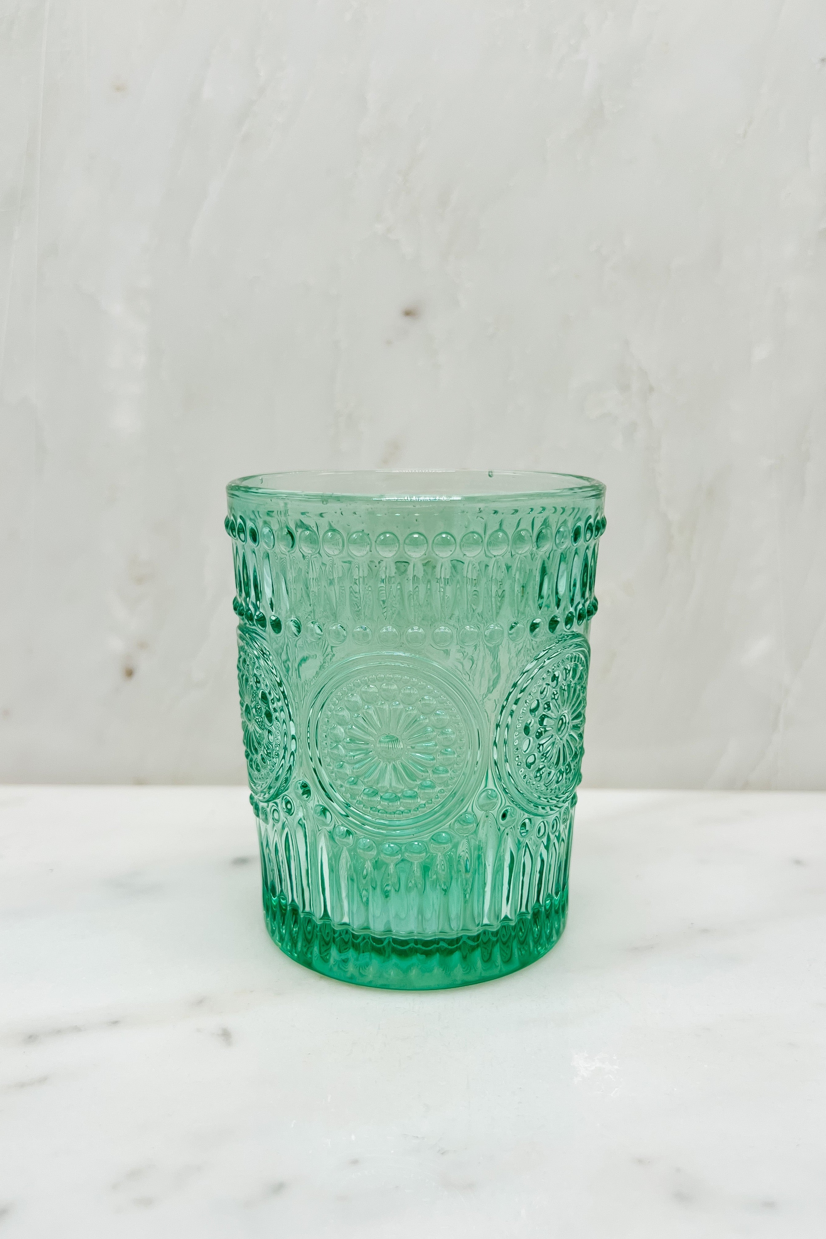 Embossed Drinking Glass