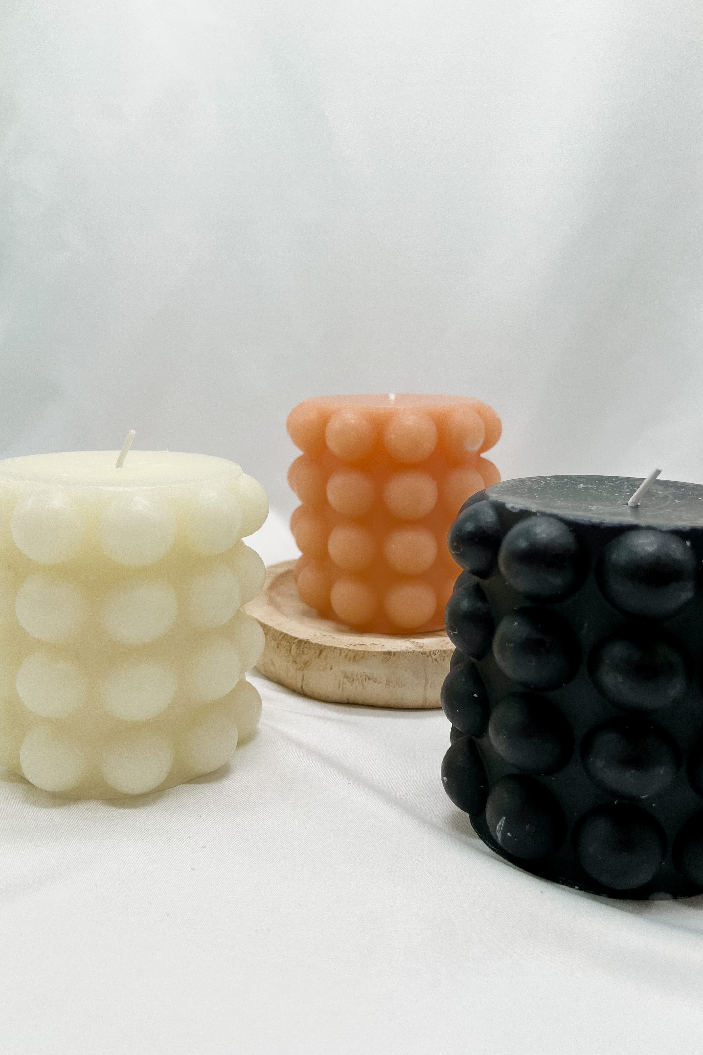 Hobnail Pillar Candle